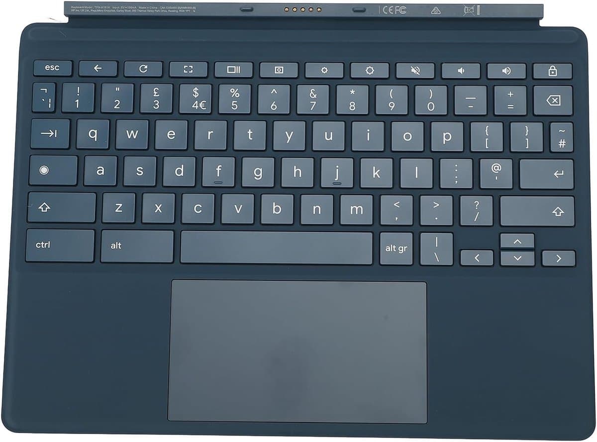 11 Inch Touch Screen Keyboard - TPN H101K - Magnetic Keyboard voor Chromebook X2 11 - Da0023dx - 11 Inch Touch Screen Tablet