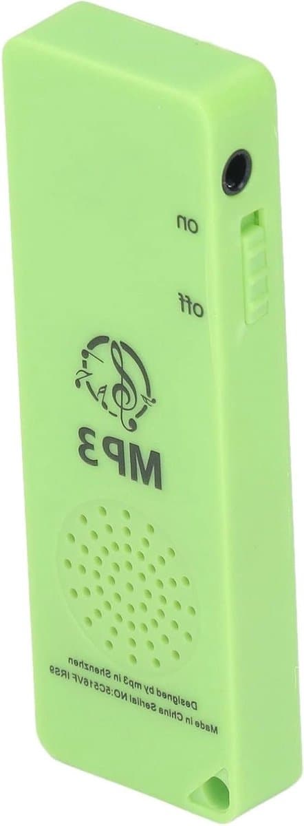 Multifunctionele Draagbare MP3 Speler met 64GB Geheugenkaart en Voice Recorder voor Sport en Entertainment met Oordopjes voor Studenten