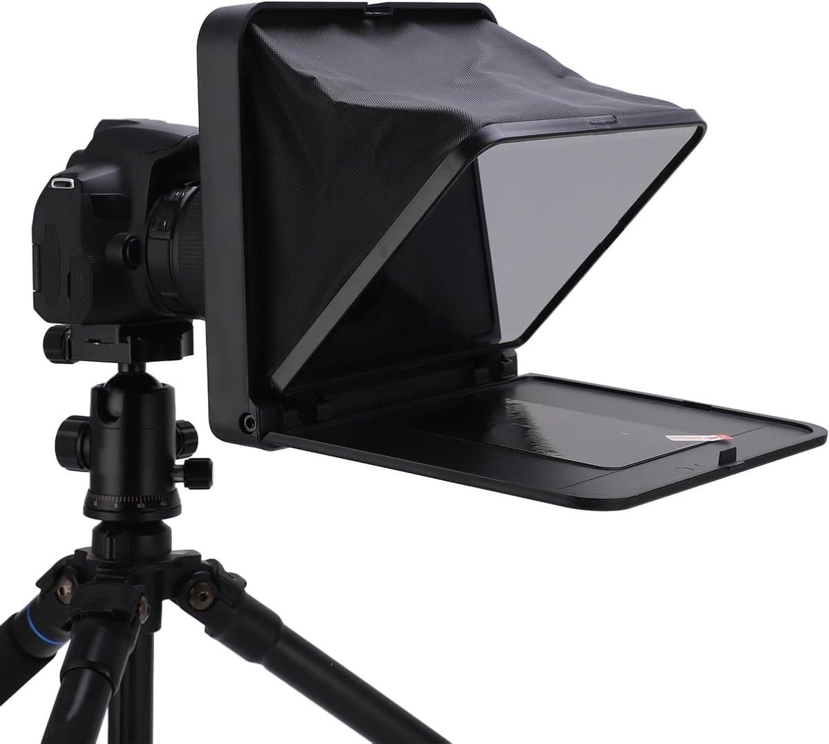Opvouwbare Teleprompter - Draagbare Opnamehulp - Video Opnemen - Brede Compatibiliteit - 7.9 Inch Tablet - Zwart