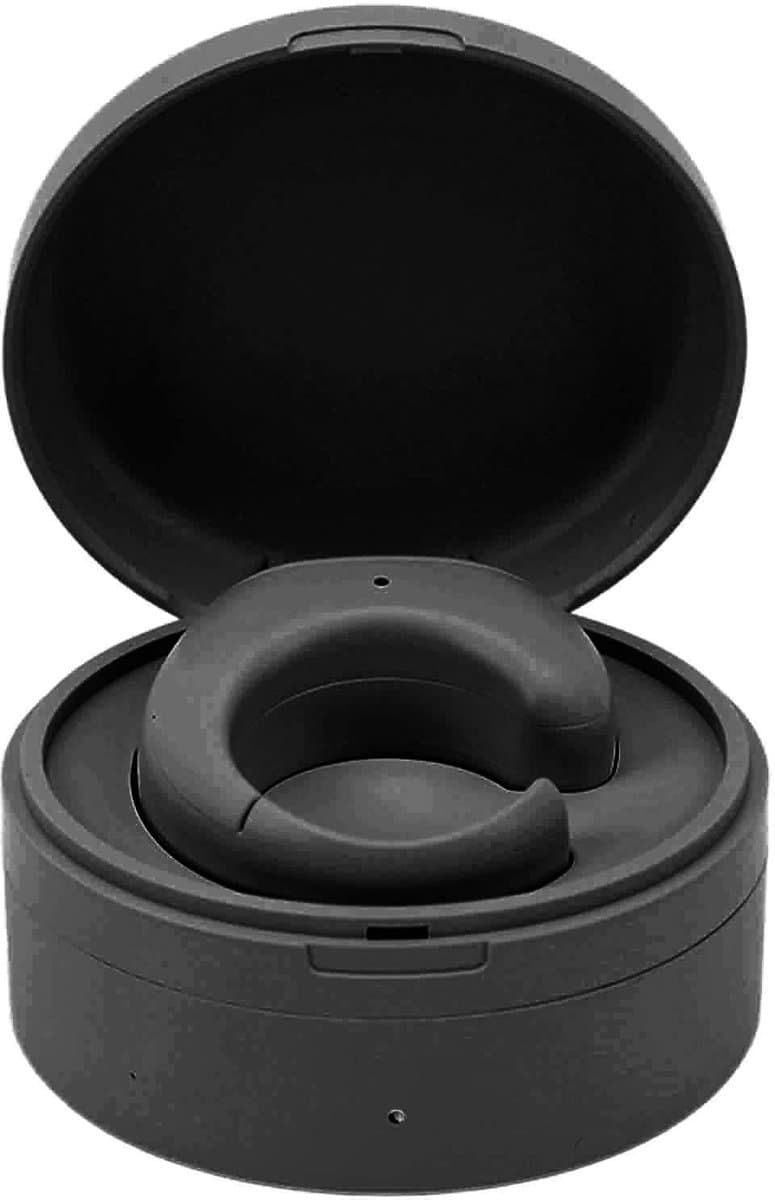 Afstandsbediening Ring Finger Scroller voor Telefoon en Tablet, Draagbare App Page Turner, 10M Bediening Scrolling Ring Clicker - Zwart