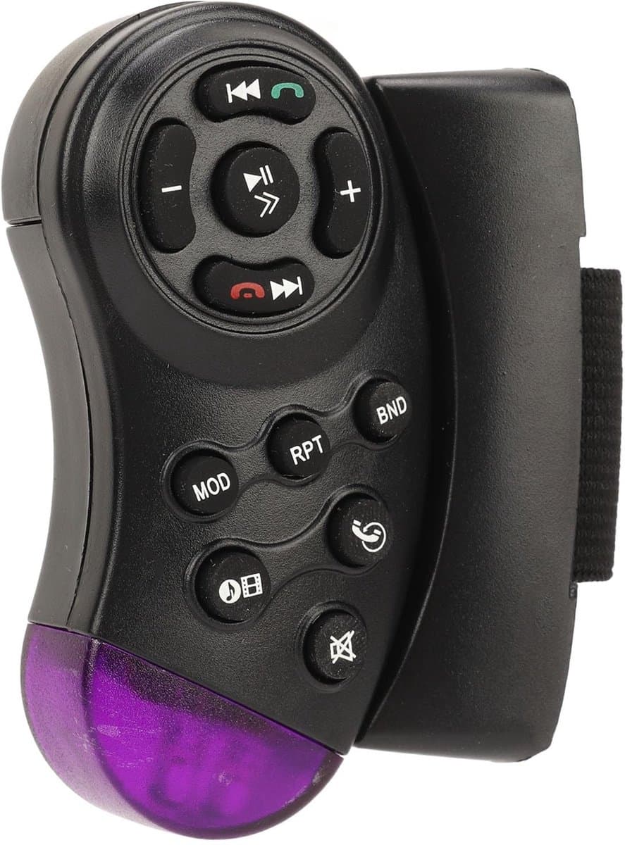 Allecto - stuurwiel controller - universele infrared remote - voor auto's - 8 meter bereik - gebruiksvriendelijk ontwerp - geschikt voor verschil