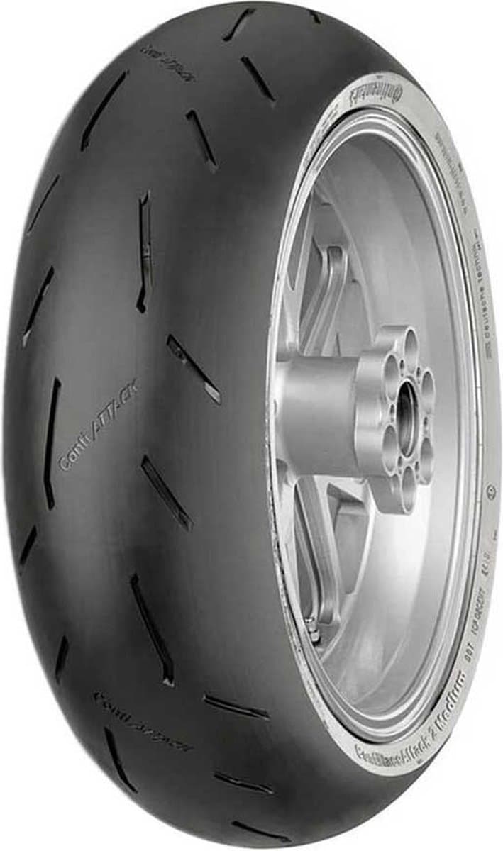 Continental Contiraceattack 2 Street 58w Tl Sportband Voor De Weg Zwart 120 / 70 / R17