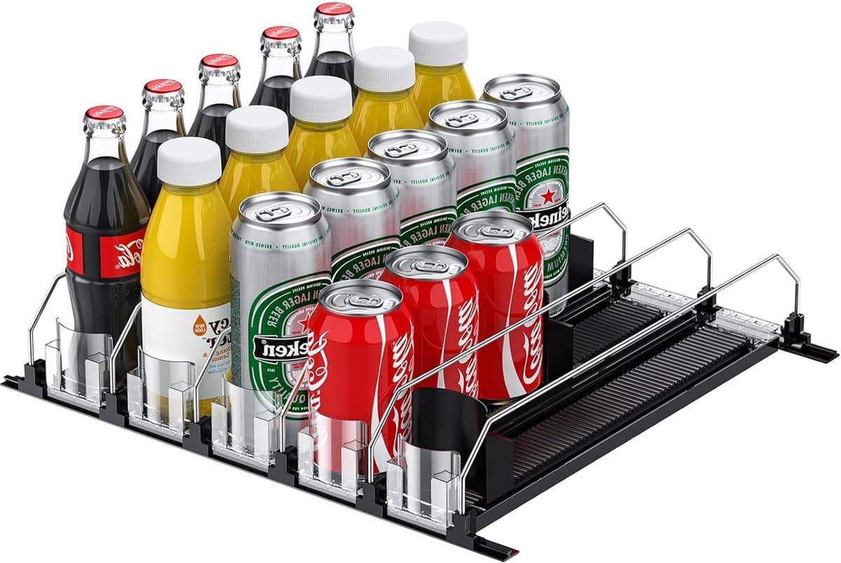 Automatische blikdispenser met automatische pusher voor koelkast - handige opbergoplossing rolling can dispenser