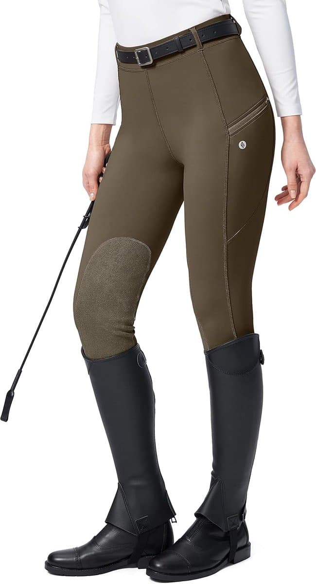 Paardrijbroeken Dames - Sport Broeken - Paardensport - Zakken met Rits