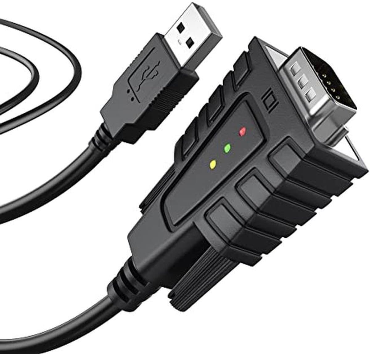 USB-C naar RS232 Seriële Converter (DB9) met LED-indicatie - Ideaal voor Embedded Ontwikkelaars & Starters