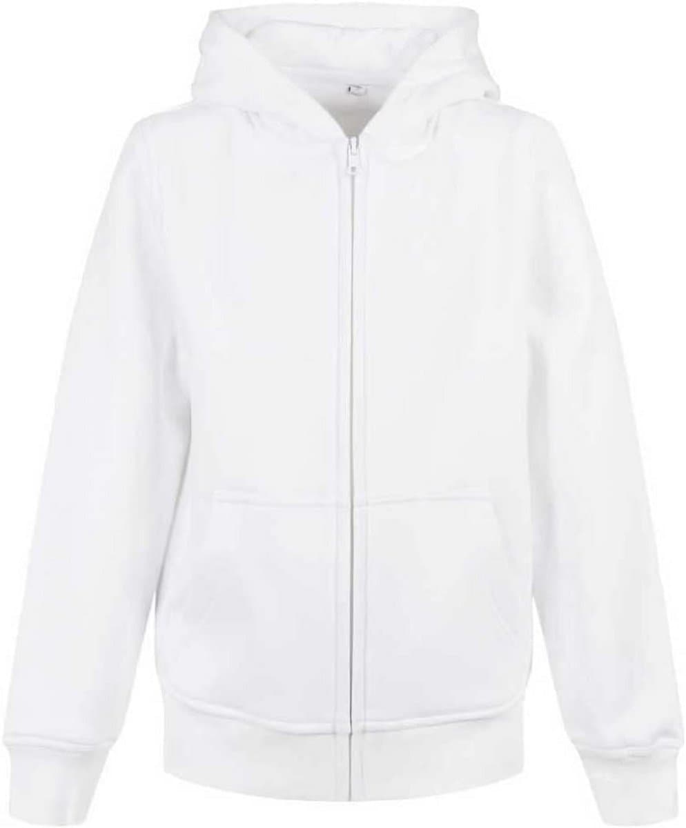 Kinderen Organic Basic Hoodie met Rits - Duurzaam Katoen en Comfortabel