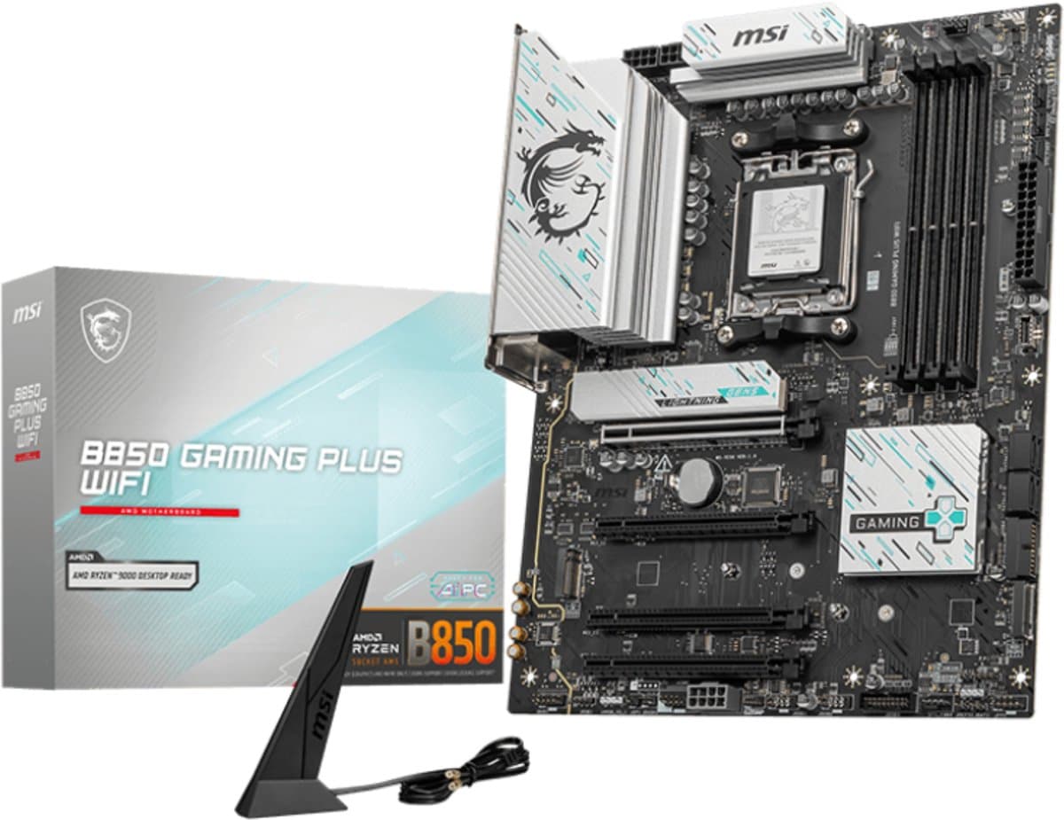 MSI B850 GAMING PLUS WIFI moederbord AMD B850 Socket AM5 ATX