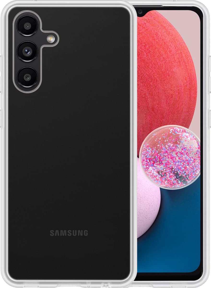 Hoesje - Geschikt voor Samsung Galaxy A13 5G - Sterk & Shockproof - Siliconen Case - Hoes Cover - Telefoonhoes - Transparant