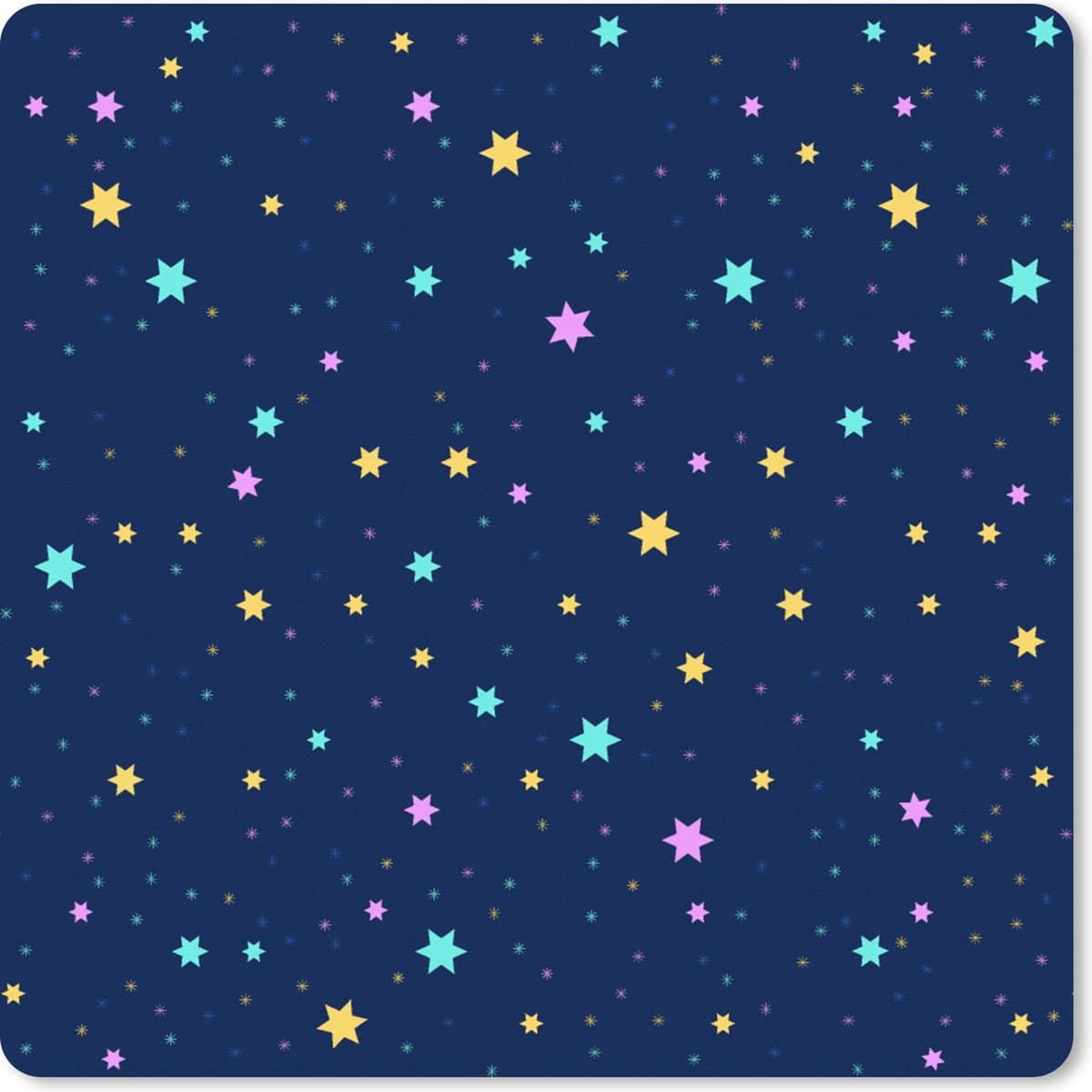 Muismat XXL 40x40 cm - Bureau onderlegger - Bureau mat Sterrenhemel - Sterren - Design - Bureaumat - Gaming mousepad xl - Bureaulegger groot - Computer deskmat