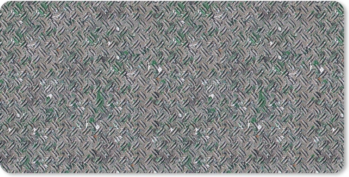 Muismat XXL 120x60 cm - Bureau onderlegger - Bureau mat IJzer - Platen - Patroon - Bureaumat - Gaming mousepad xl - Bureaulegger groot - Computer deskmat
