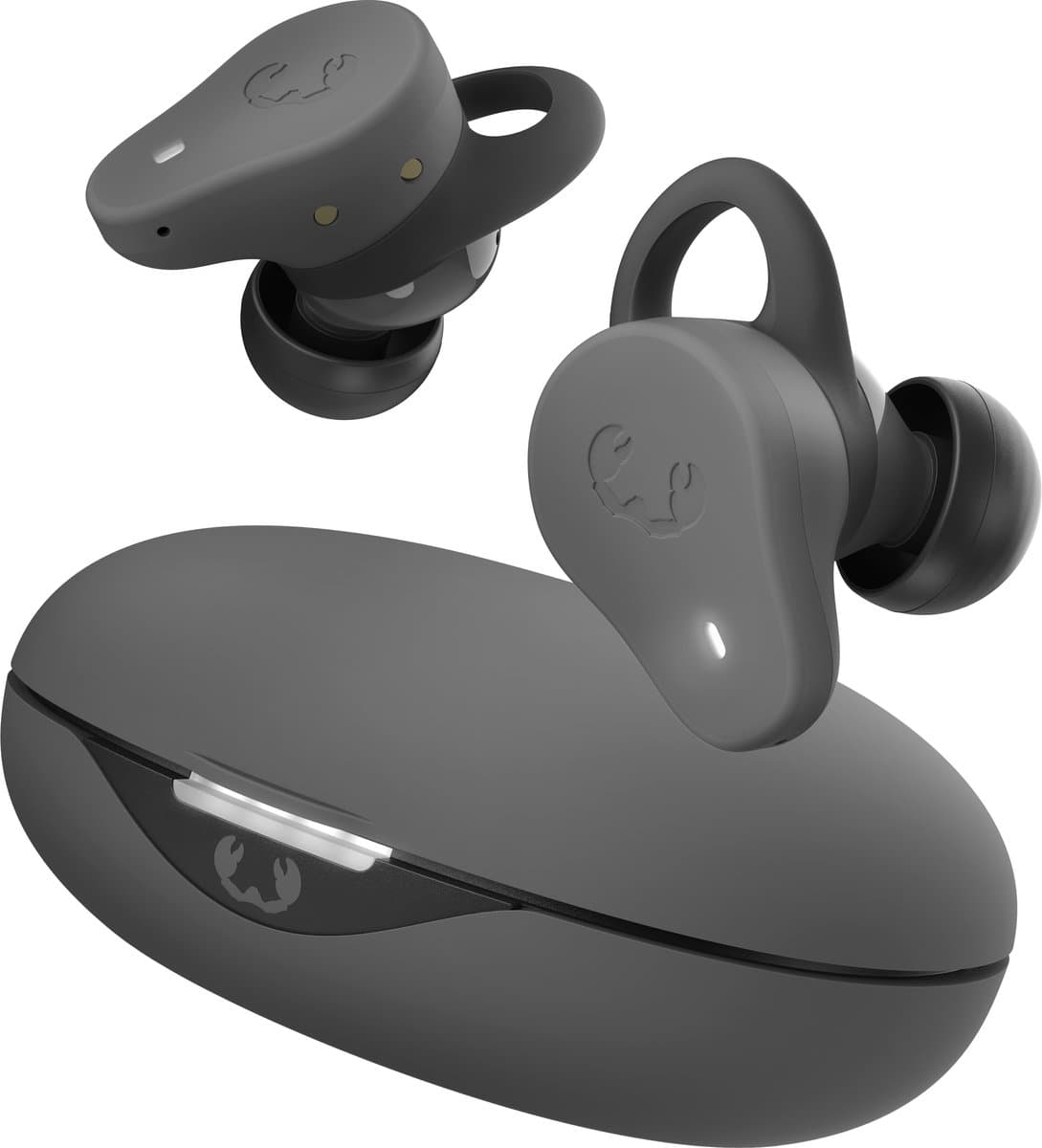 Fresh 'n Rebel Twins Rush - Sport Oordopjes – Active Noise Cancelling – Bluetooth 5.3 - Draadloos – Waterdicht – 36 uur Speeltijd - Storm Grey