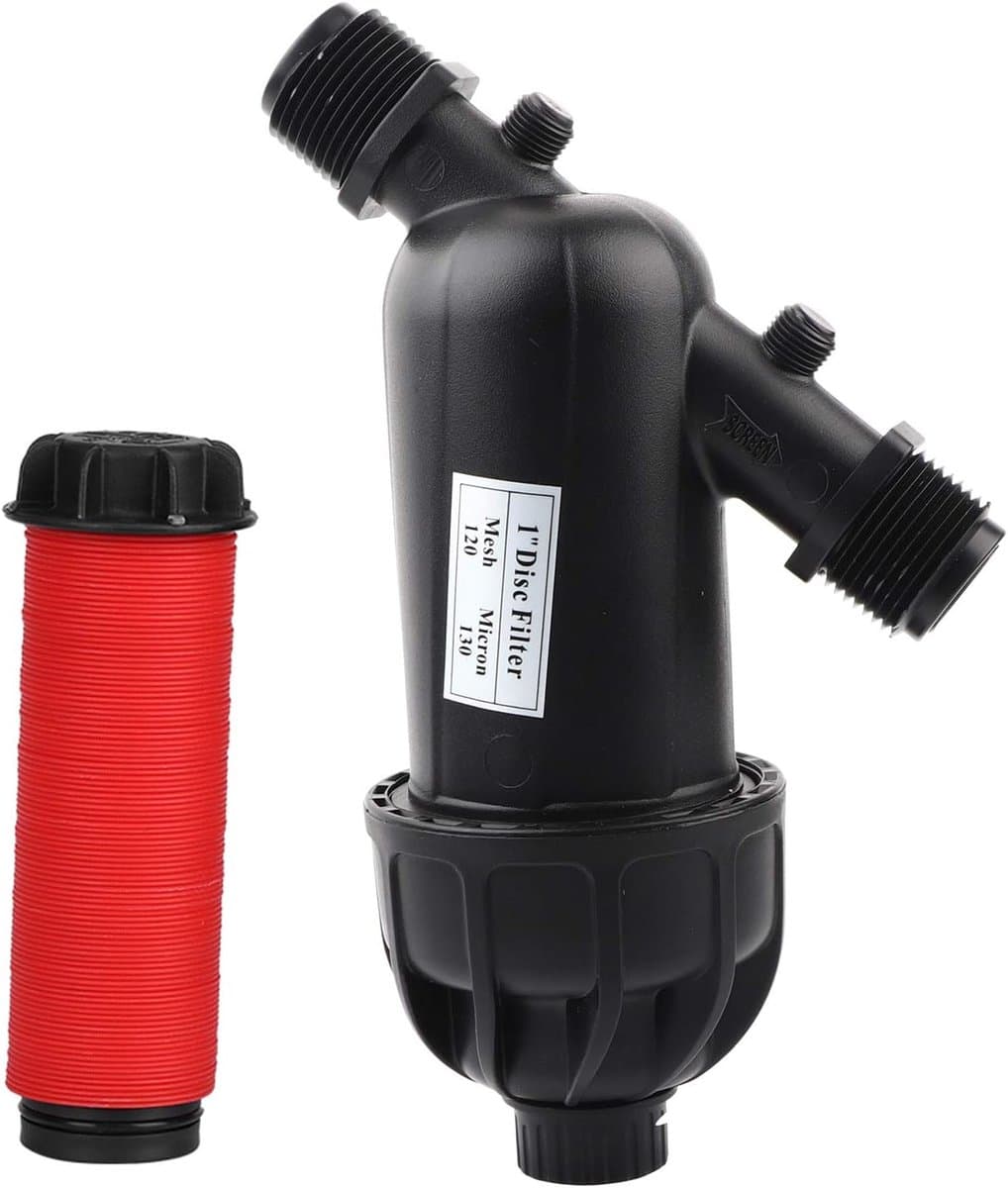 120 Mesh 130 micron Level Disc Filter voor Druppelirrigatie Landbouw Tuin Gazon Bewatering
