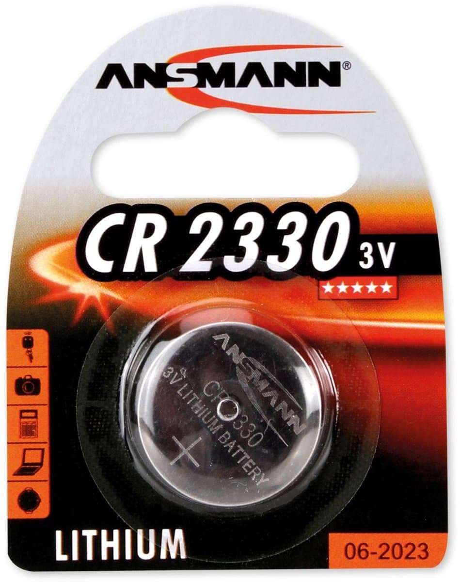 Ansmann CR2330 Lithium knoopcel batterij 3V - BL.A1