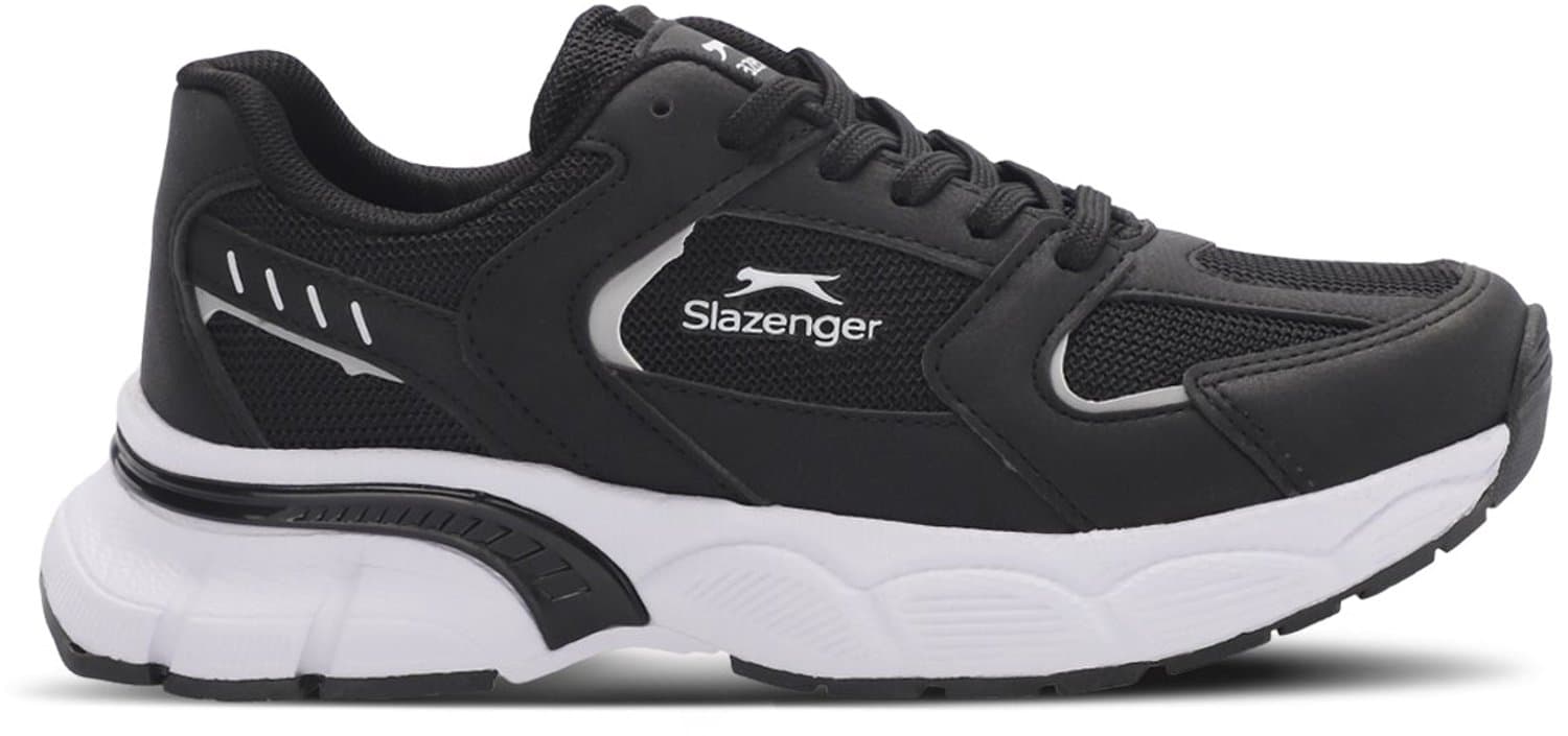 Slazenger Zex Heren Hardloopschoenen - Zwart / Wit