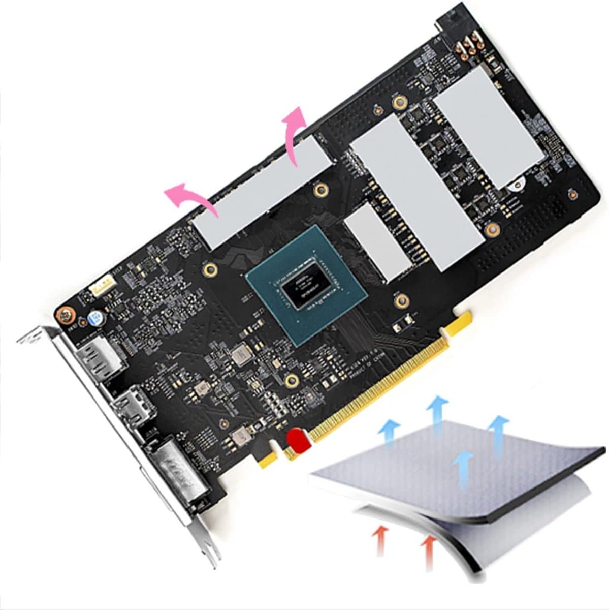 Thermische Pad 14.8W/mK - 120x120x2.5mm, Niet-Conductief, Hoge Temperatuurweerstand voor Laptop, GPU, CPU en LED Koeling