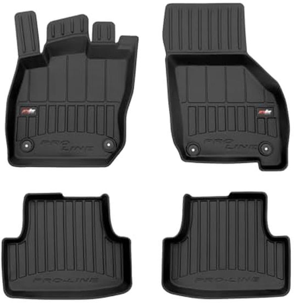 Rubberen Auto Vloermatten voor Audi A3 8Y (2020 - heden) - 3D Anti-Slip Vloermatten voor Alle Weersomstandigheden