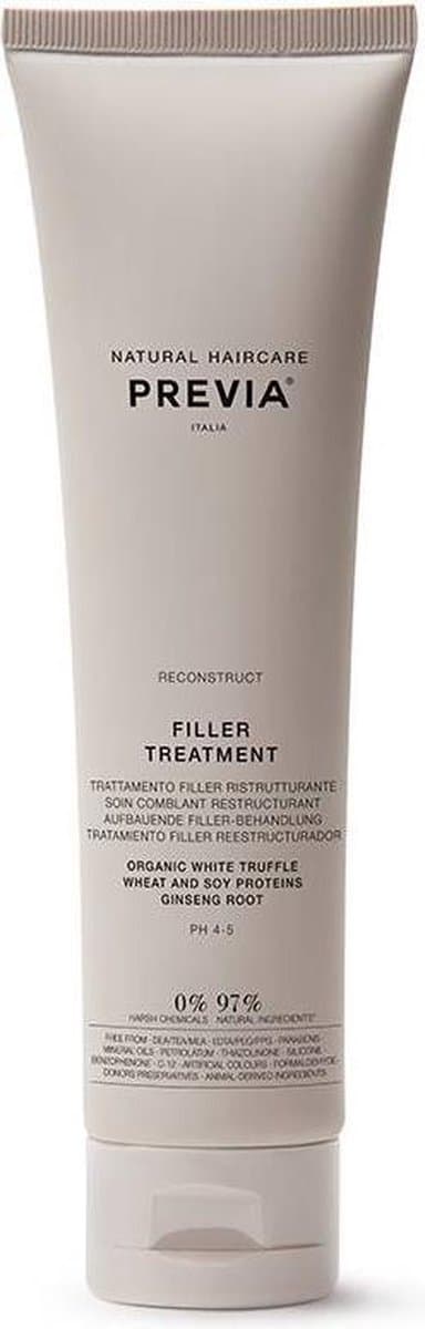 Previa Natural Haircare Reconstruct Filler Treatment Masker Beschadigd Haar 150ml - Biologische natuurlijke masker