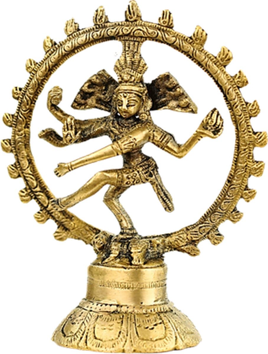 Shiva Nataraj messing 1 kleur - 10 cm - 80 g - M