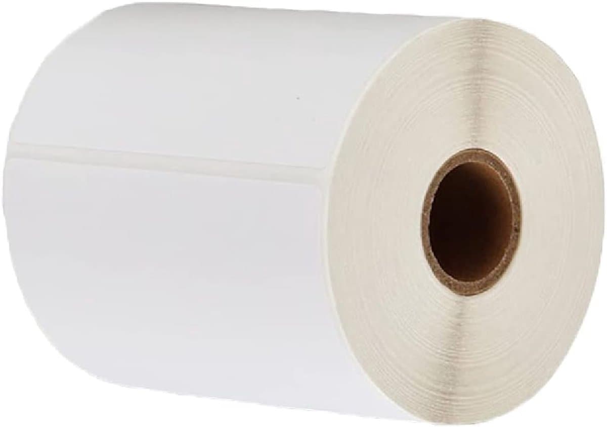 Zebra-etiket voor 100 mm x 150 mm - 1 rol verpakking etiket x 370 st. per rol = 370 label, zelfklevend, compatibel voor Dymo labelwriter & Seiko etiketprinter