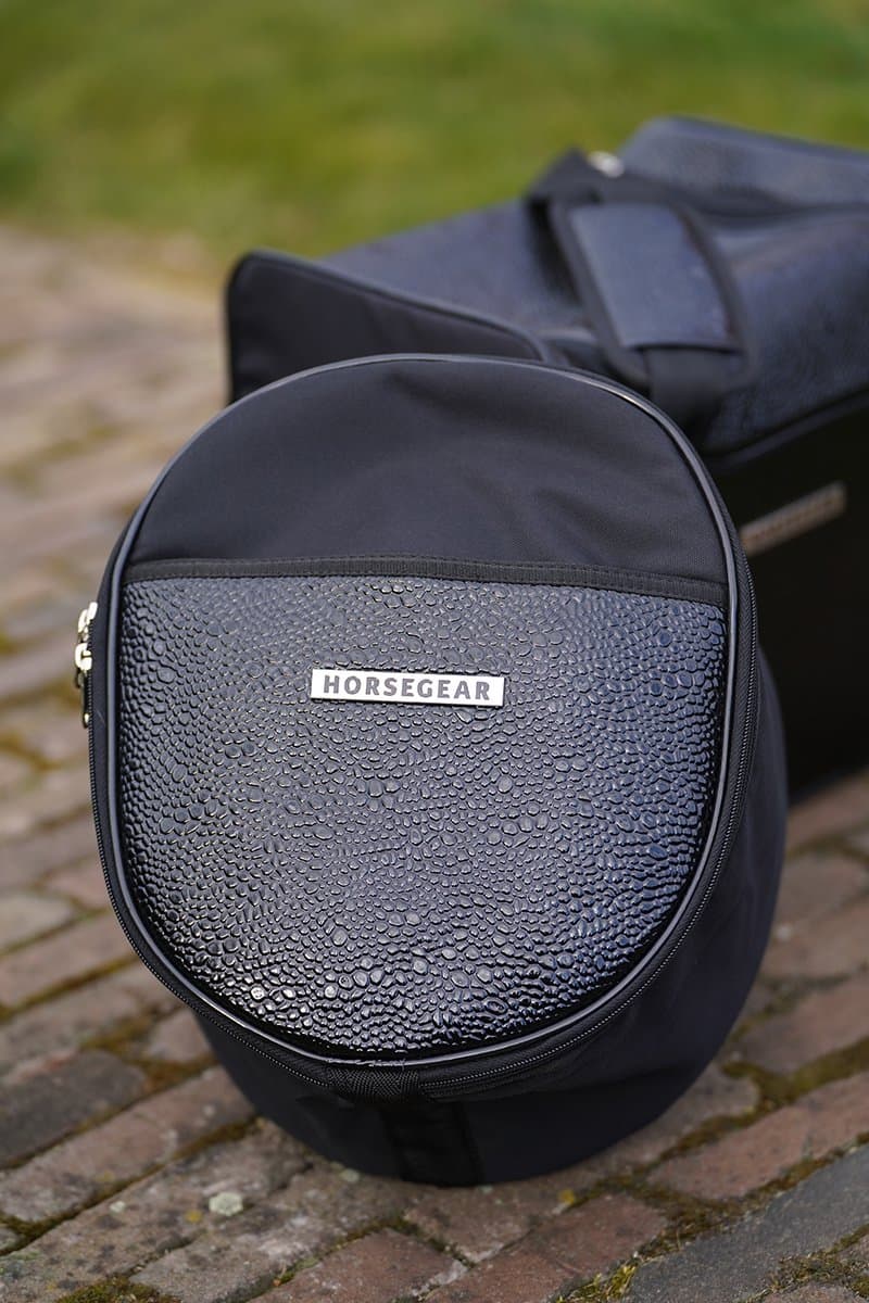 Horsegear Captas Horsegear Hgcroco Patent Zwart