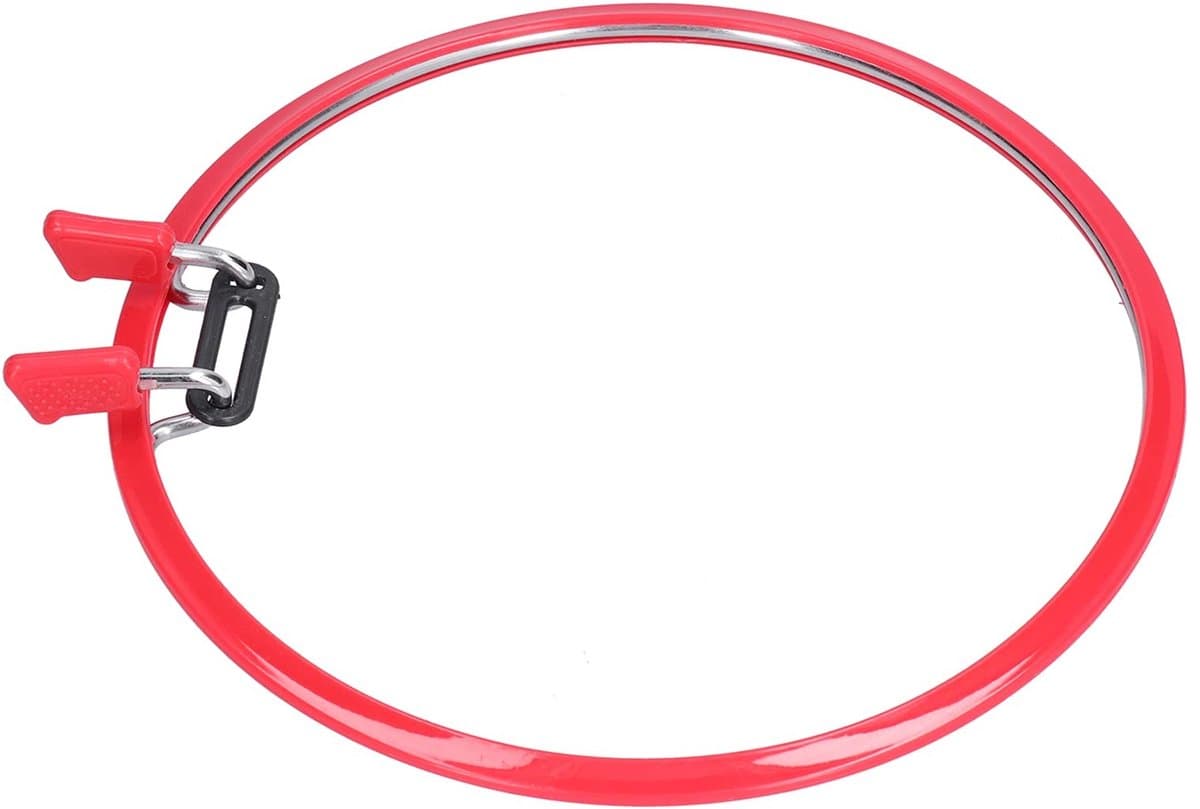 Dailygoods- Borduurring Lichtgewicht - Borduurstof Klemfunctie - Eenvoudige Bediening - Duurzaam Kunststof - Geschikt voor Beginners - Messing Stelschroeven - Borduurraam