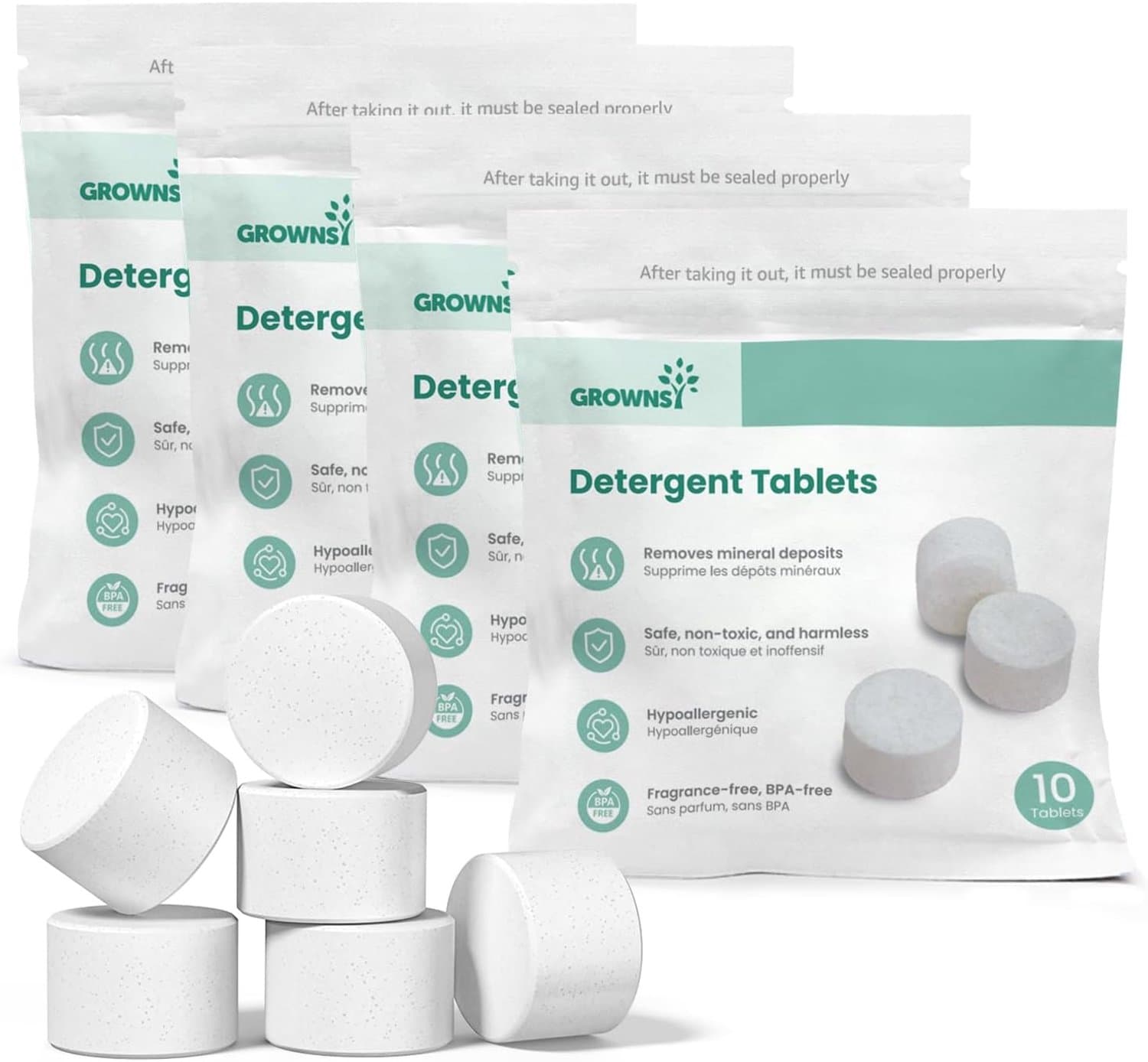 Thijox - 40 stuks Babyflessen Sterilisator Reinigingstabletten - Effectieve Sterilisatie en Reiniging voor Flessen, Spenen en Toebehoren - Voor een Hy