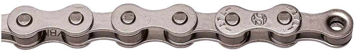 Brn Bmx/fixed 1s Ketting Zilver 112 Links