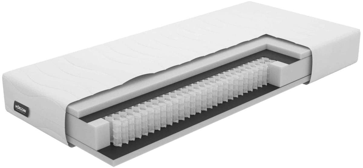 Mörgenn Cambridge Hybrid Matras - Pocketverting + Hybride Schuim Matras - 3D Band - Medium Ligcomfort - 21cm dik - 180x210 cm