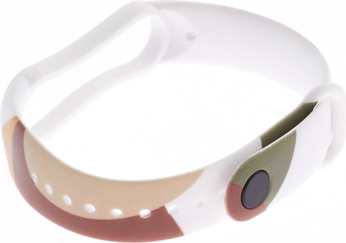 Band - Moro-polsband - voor Xiaomi Mi Band - 4 / Mi - Band - 3 - Siliconen - band - Horlogearmband - Patroon - 4