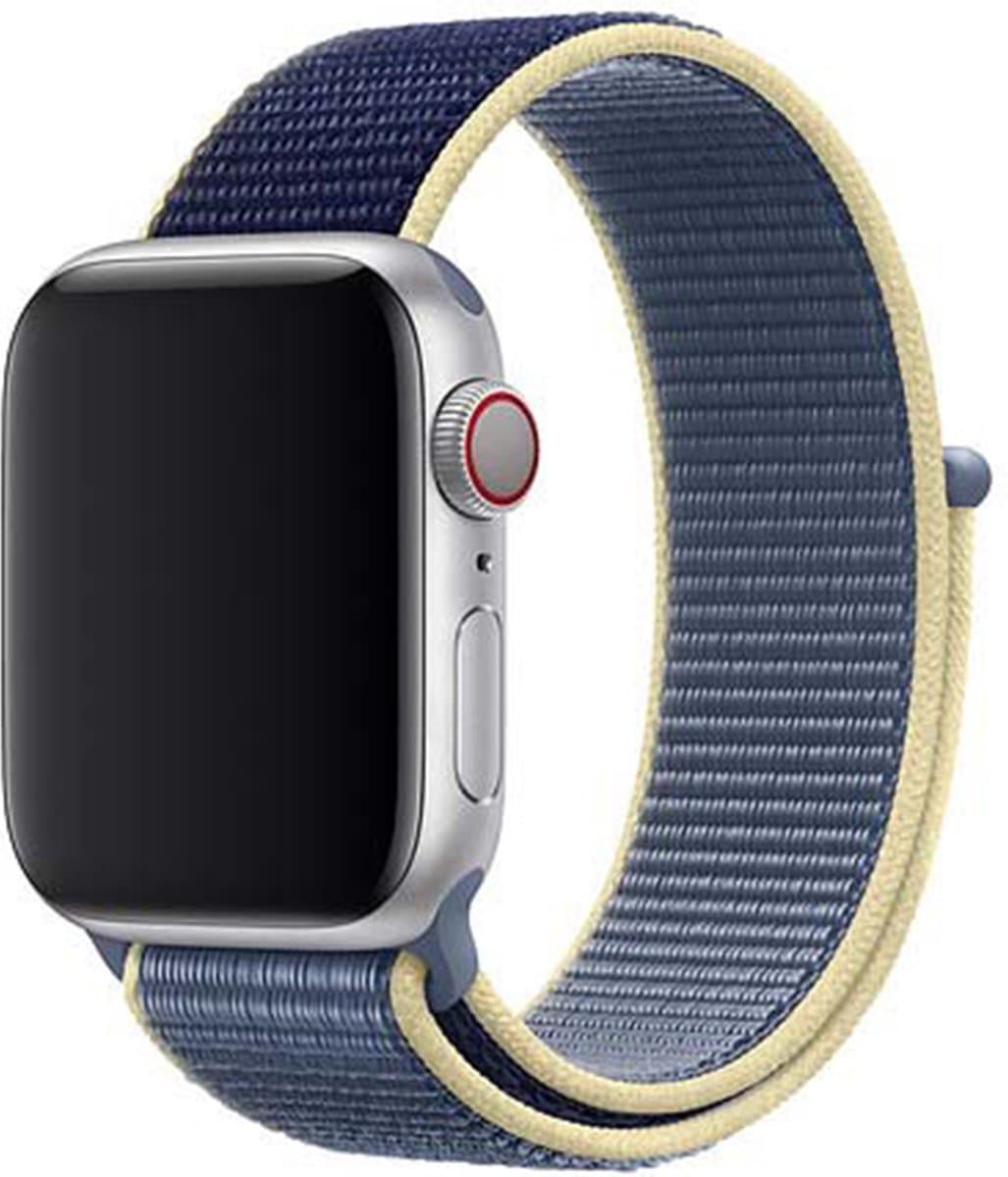Apple Sport Loop Band voor de Apple Watch Series 1 / 2 / 3 / 4 / 5 / 6 / 7 / 8 / 9 / SE - 38 / 40 / 41 mm - Alaskan Blue