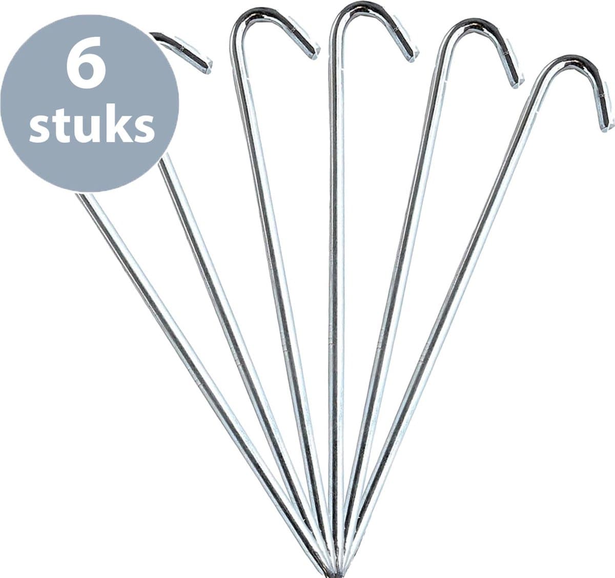 ForDig Stormharing Grondpen XXL (6 Stuks) - Ø11 x 420mm / 40mm