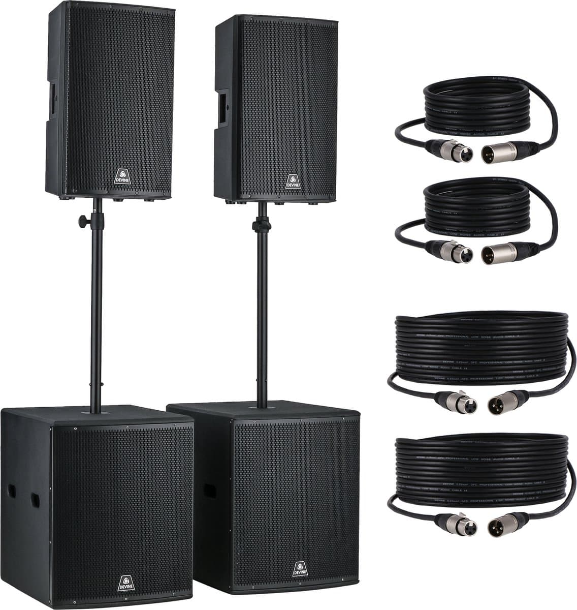 Devine Onyx 15A (2x) + 18SA (2x) set