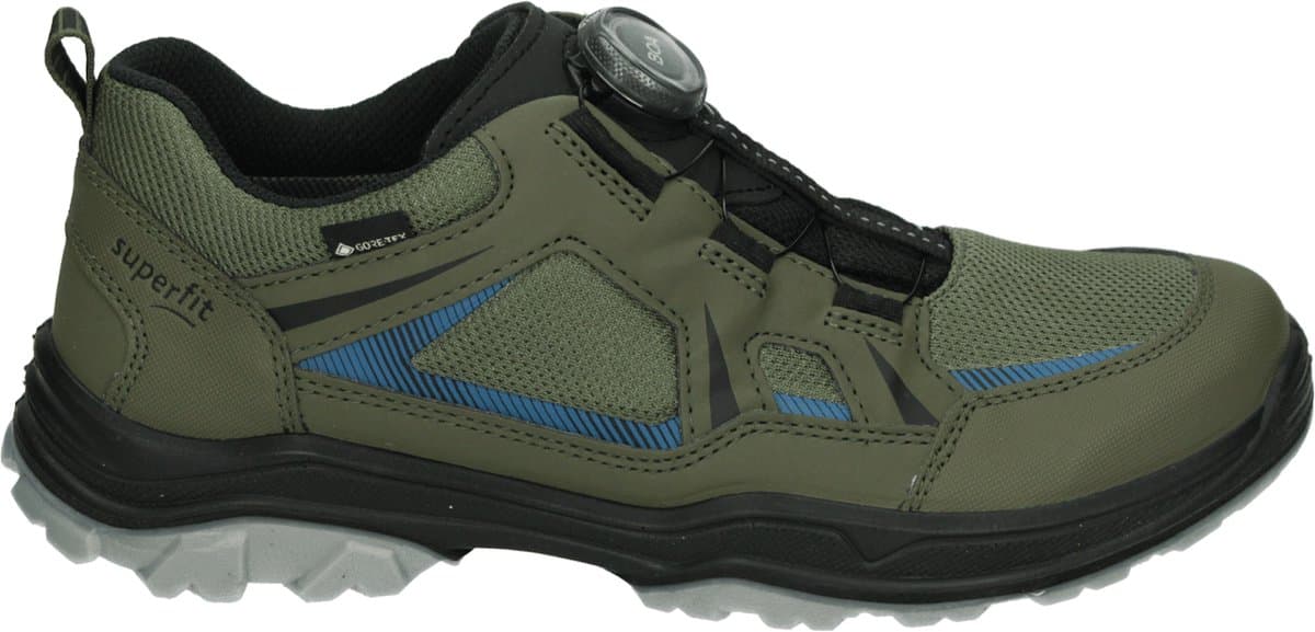Superfit - 9069 - Lage schoenenJongensKindersneakers - Kleur: Groen - Maat: 42