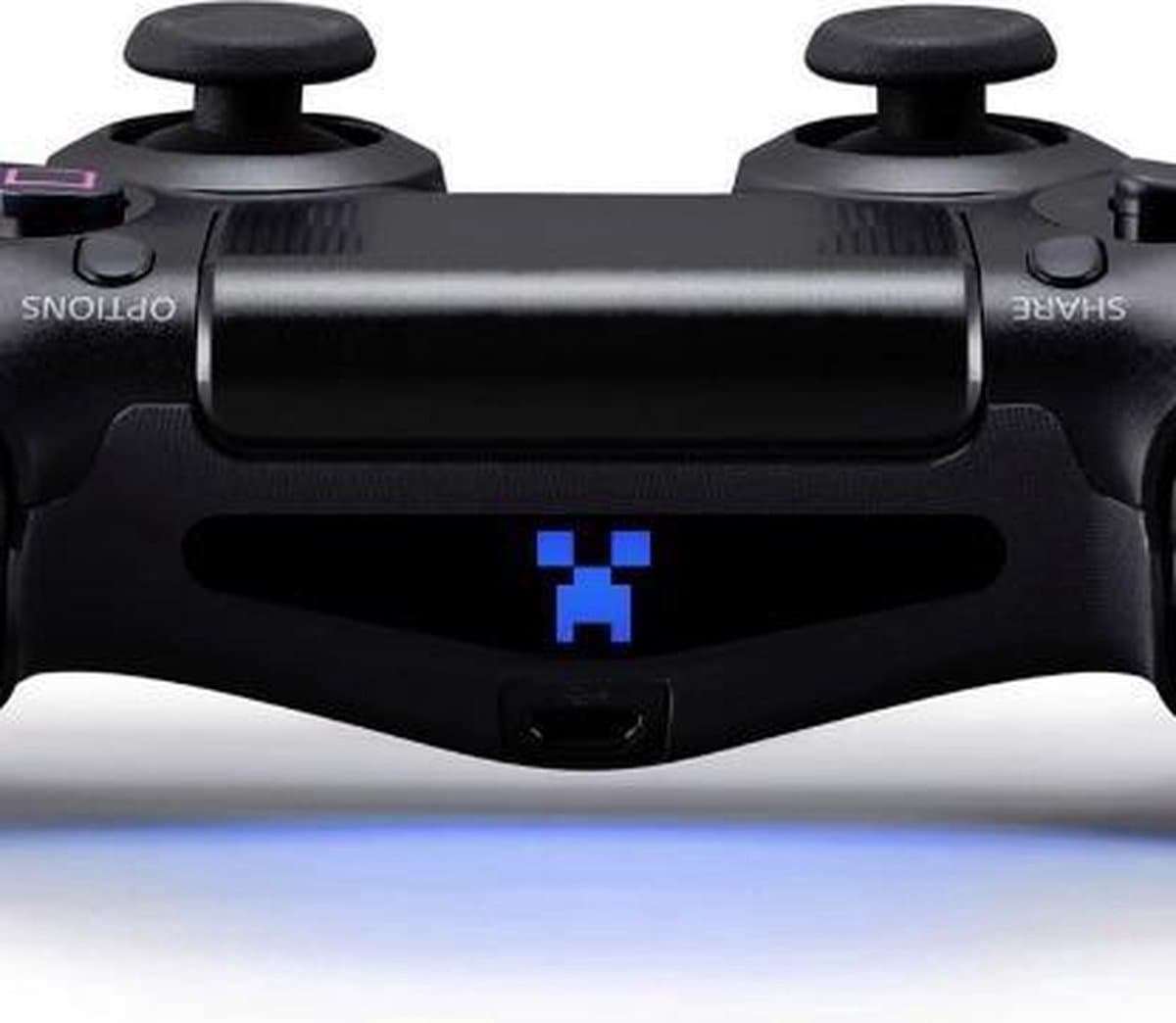 Lightbar sticker voor PlayStation 4 – PS4 controller light bar skin - MINECRAFT LOGO – lightbar sticker - stuks
