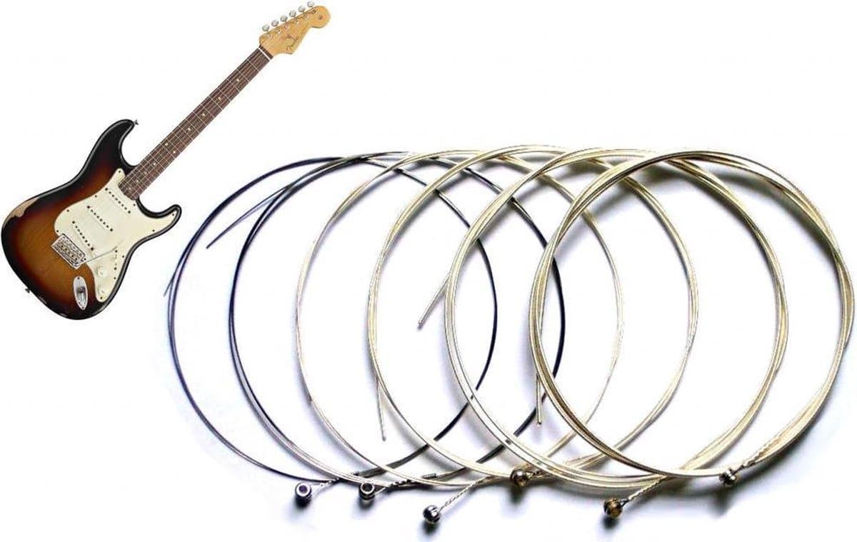 3 setjes Elektrische Gitaarsnaren .009 extra light - Pure Nickel