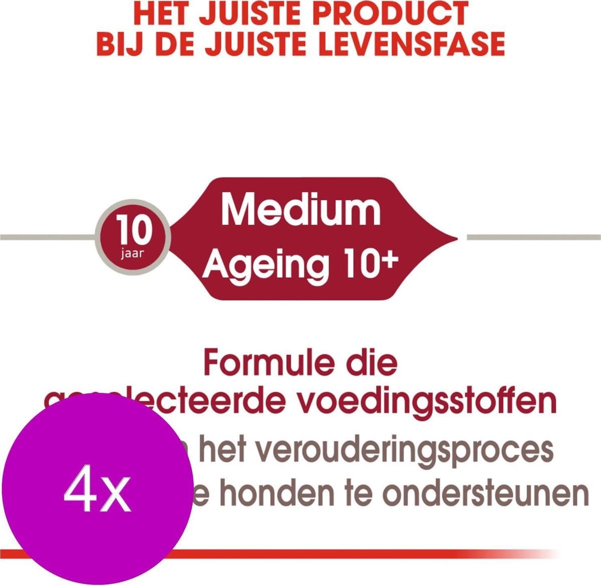 Royal Canin - Medium Ageing 10+ Hondenvoer Nat - 40 x 140 gr