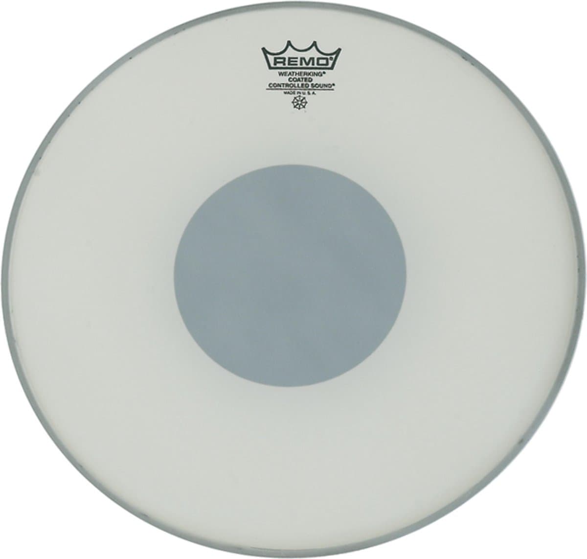 Remo CS Ambasador Coated 14", zwart Dot, Snare Batter - Snare drumvel