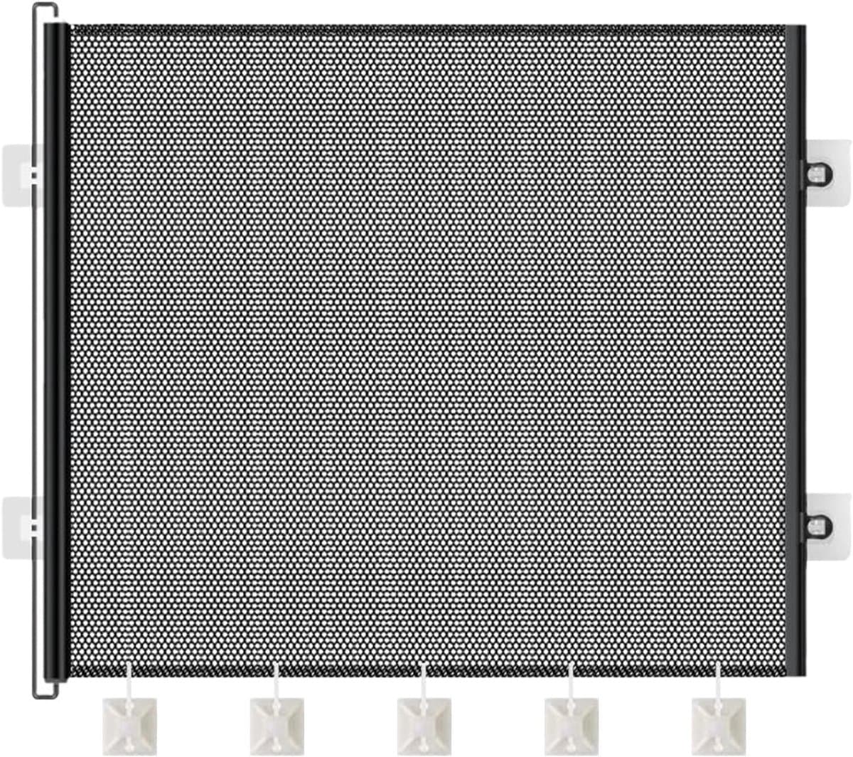 Huisdierhek - Veiligheidshek - Ruimte Afsluiten - Boorvrije Montage - 110 cm - Zwart