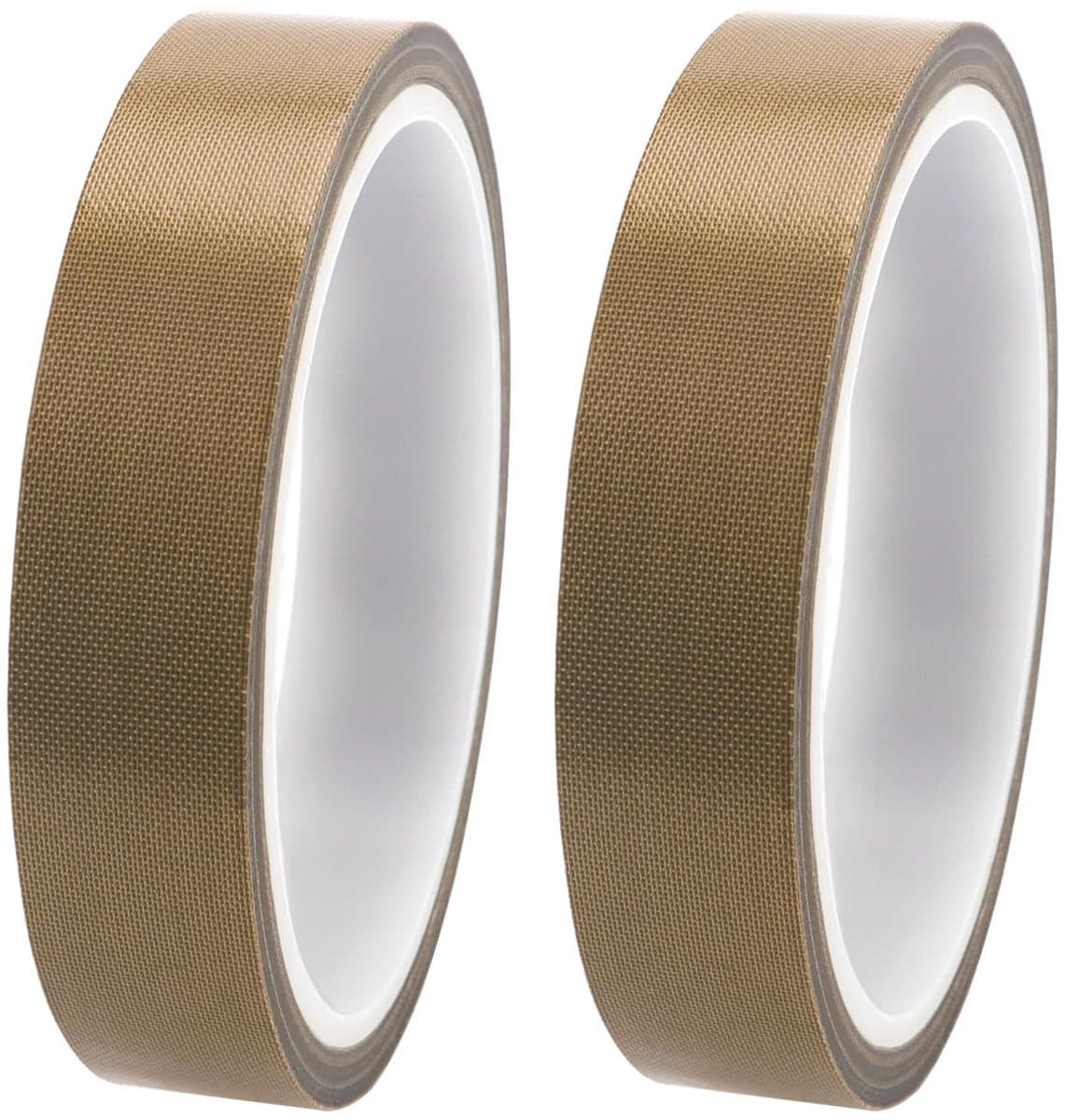 2 Stuks PTFE Glasvezel Tape, Hoge Temperatuur Hechtband voor Vacuüm en Handsealer (19mm x 10m) - Ideaal voor Verpakking, Isolatie en Bescherming