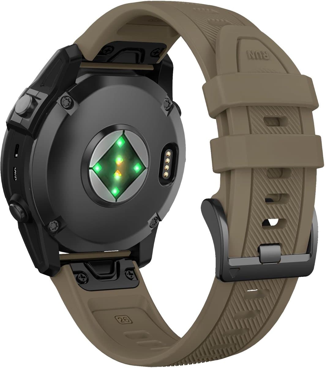 SolidKeus - Silicone Armband voor Garmin Fenix 6X en 7X