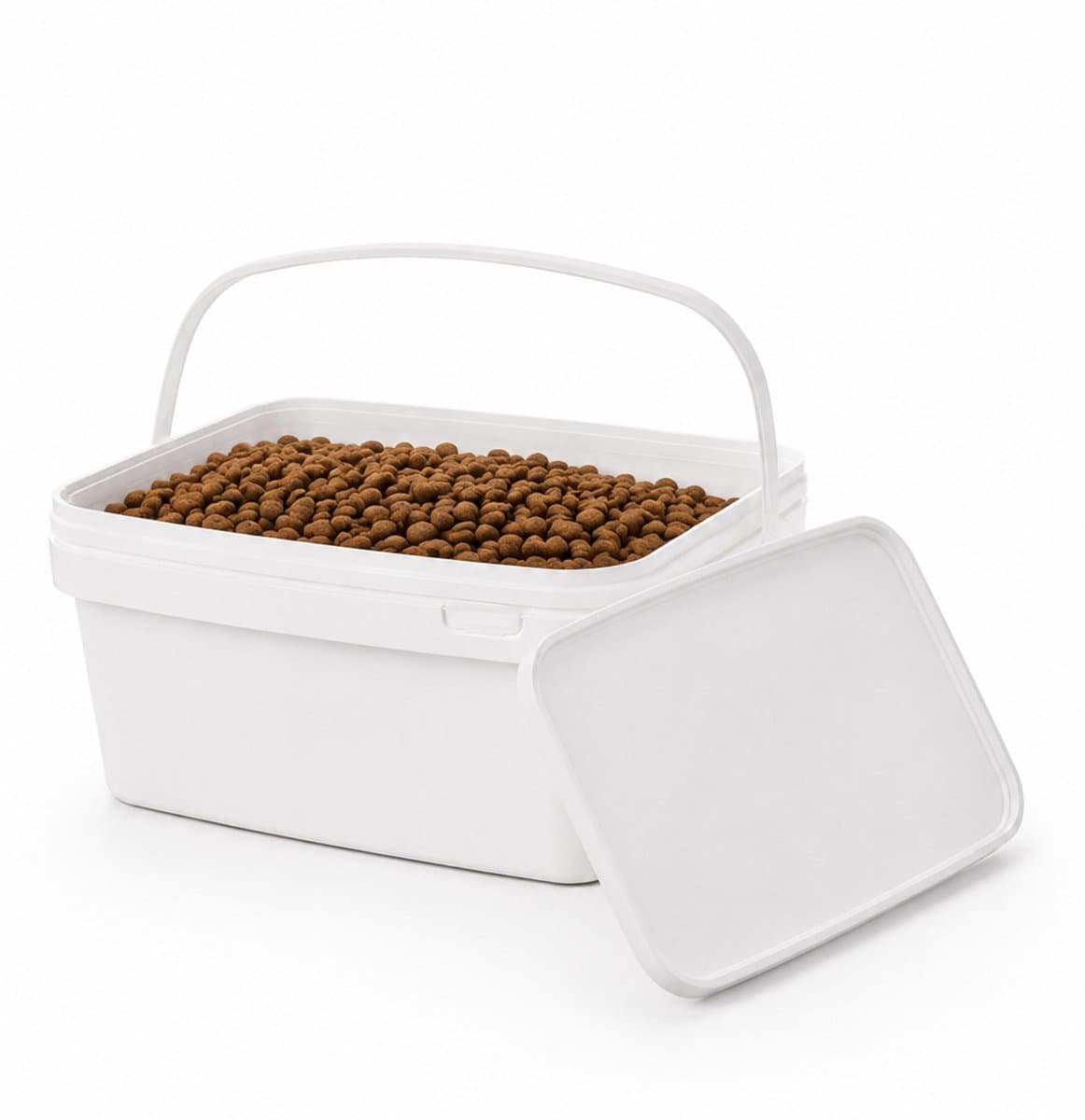 HuisdierPaleis Voerton 12L - Voercontainer Hond - Voederton - Voercontainer - Wit