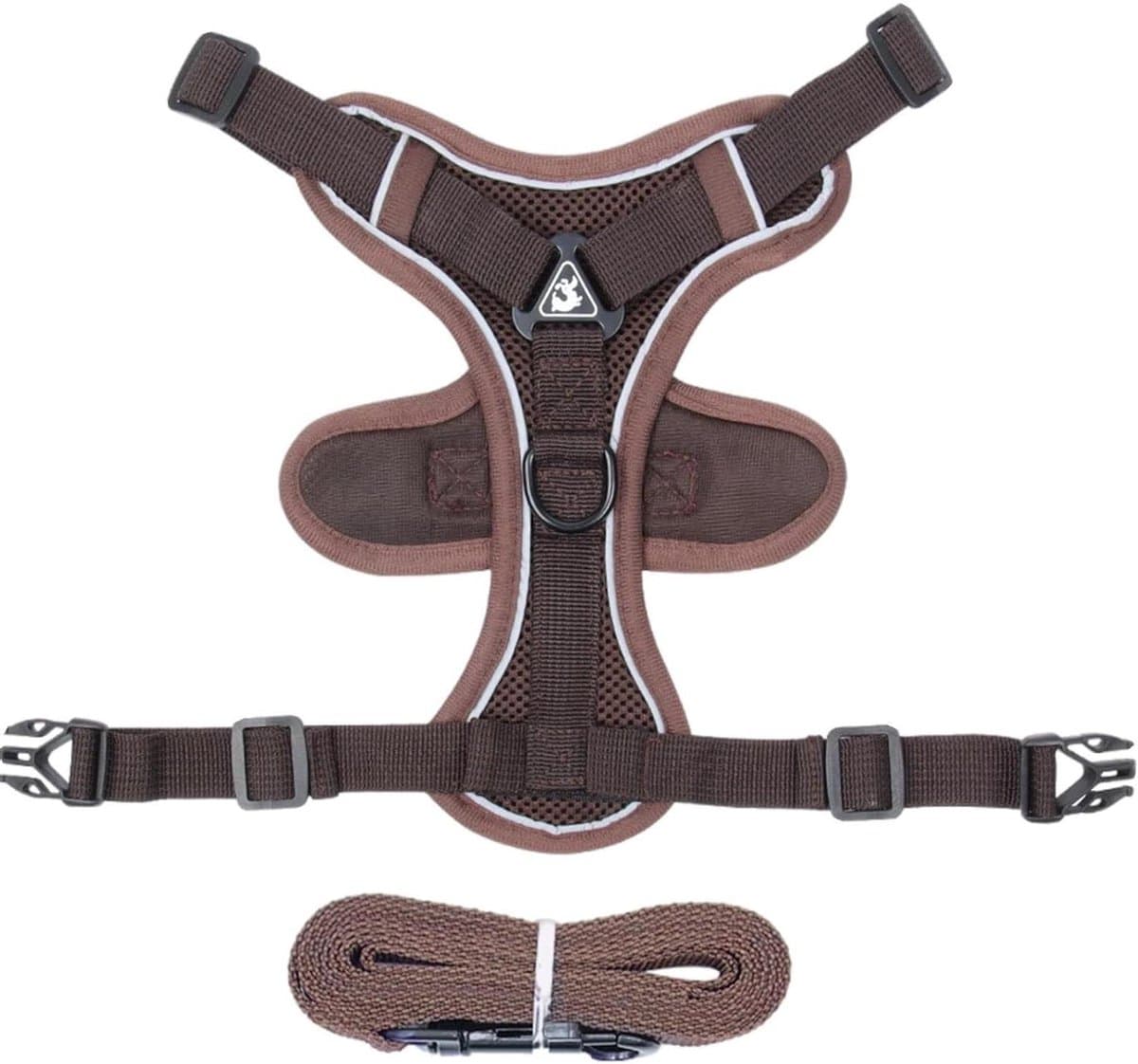 Kattentuigje - Wandelharnas Kat - Veilige Wandelingen - Anti-ontsnapping Ontwerp - Verstelbaar - Koffie