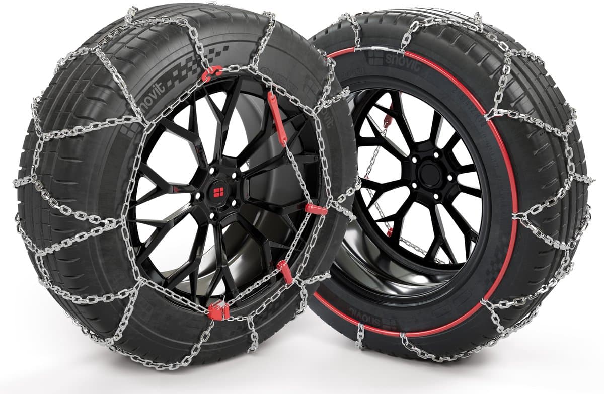 Snovit - E-13/470 sneeuwkettingen - Sneeuwkettingen voor bestelwagens, 4x4 voertuigen en SUV´s - Schakel van 13 mm