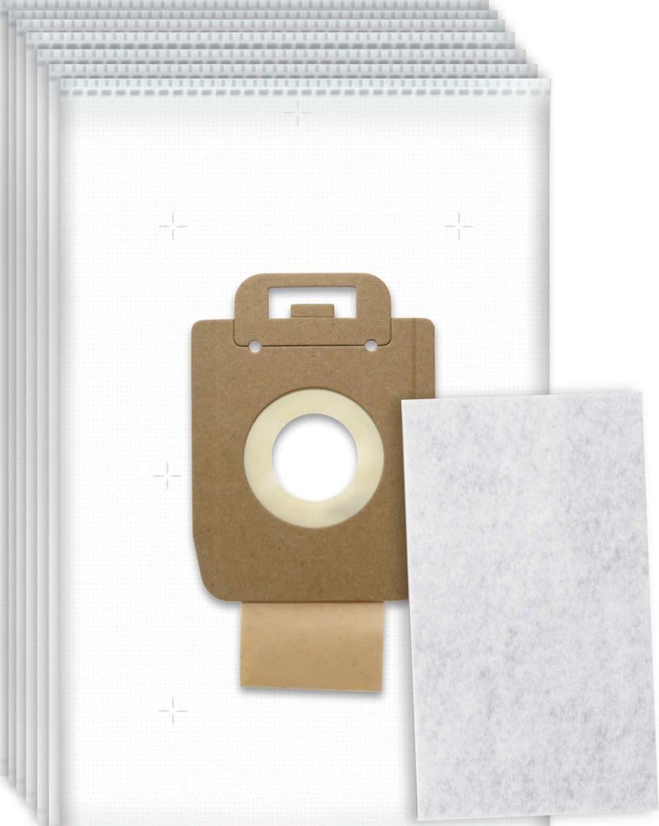 10x Dparts stofzakken geschikt voor Nilfisk Power, Select, Extreme en King stofzuiger series - stofzuigerzakken met 1 filter - stofzuigzak Allergy Special P10 P12 P20 P40