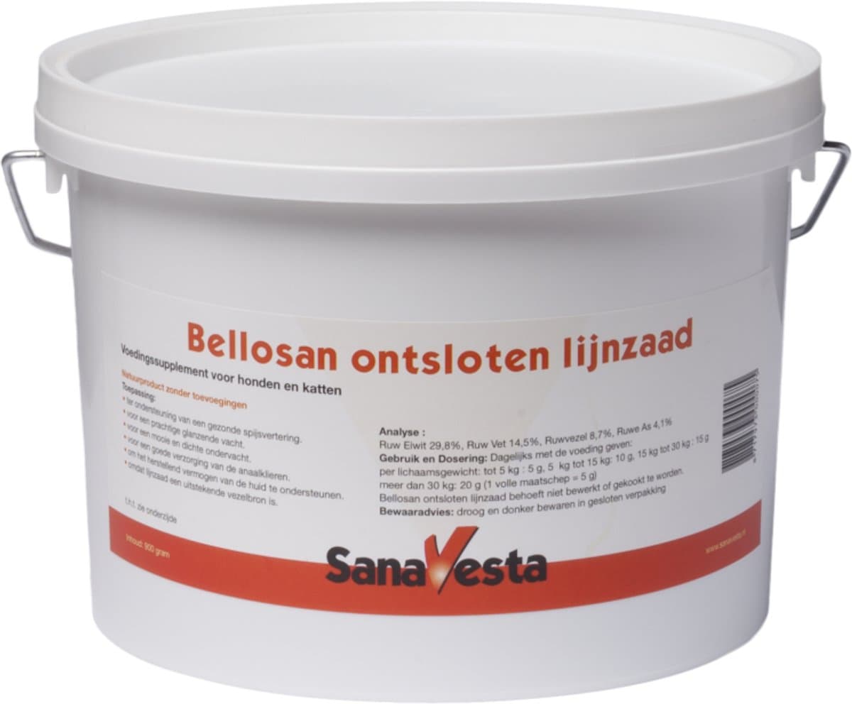 Bellosan Ontsloten Lijnzaad voor honden