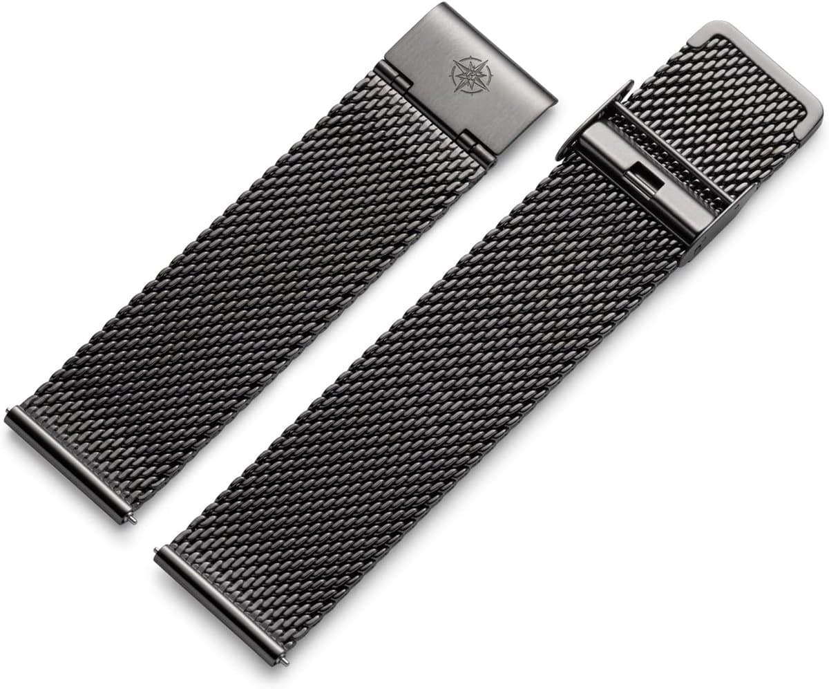 Milanese armband 16 mm 18 mm 20 mm - metalen mesh band - 10 kleuren - stijlvolle vervangband voor smartwatch - ShopVlot