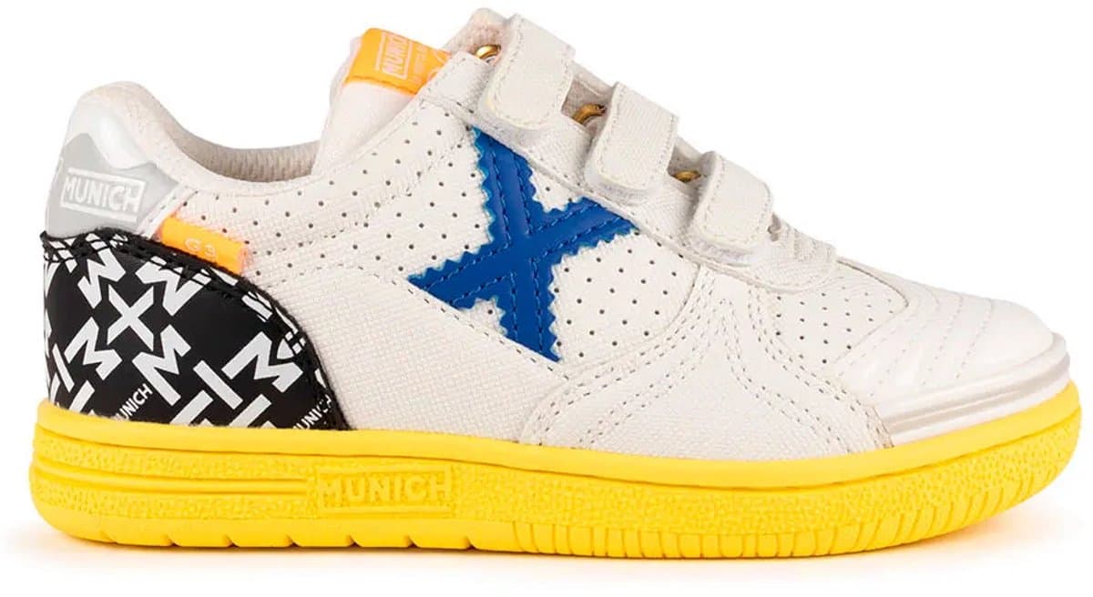 Munich G-3 Velcro 463 Zaalschoenen Wit EU 31 Kinderen