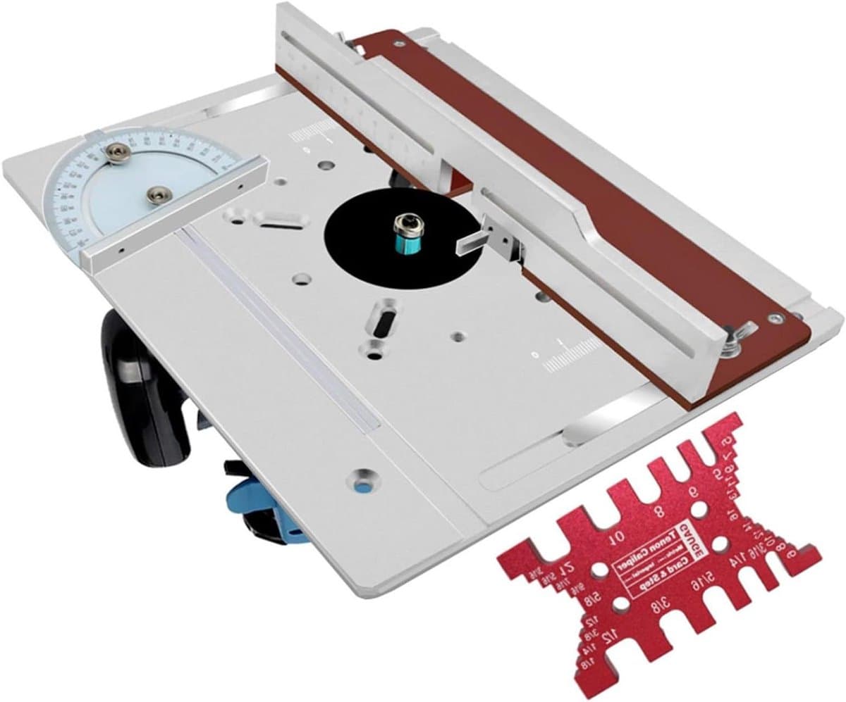 Router Montageplaten - Freestafel Plaat - Houtbewerking Precisie - Aluminium Legering - 240 x 200 mm - Zilver
