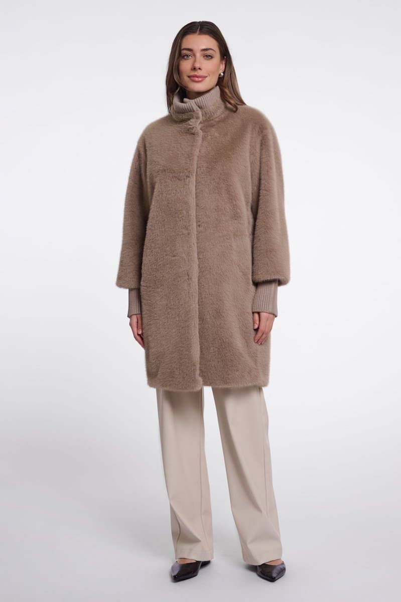Rino & Pelle Jassen - Pilar coat - Mocha latte