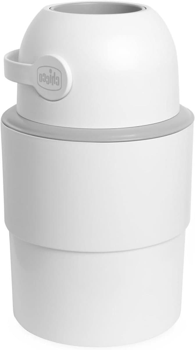 Luieremmer - Luierafval container - Geurloos luiers weggooien - Opvouwbaar en compact - 35 luiers - Wit